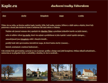 Tablet Screenshot of kaple.husitskemuzeum.cz